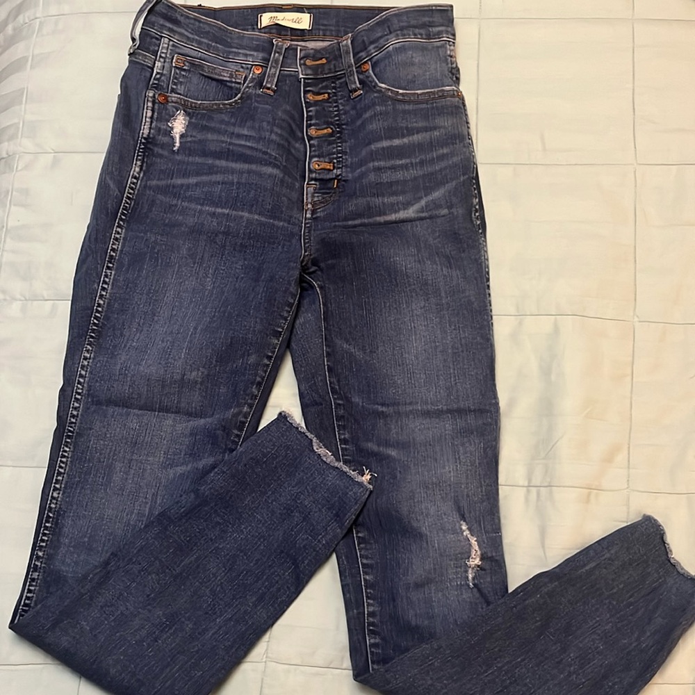 Madewell high rise skinny jeans